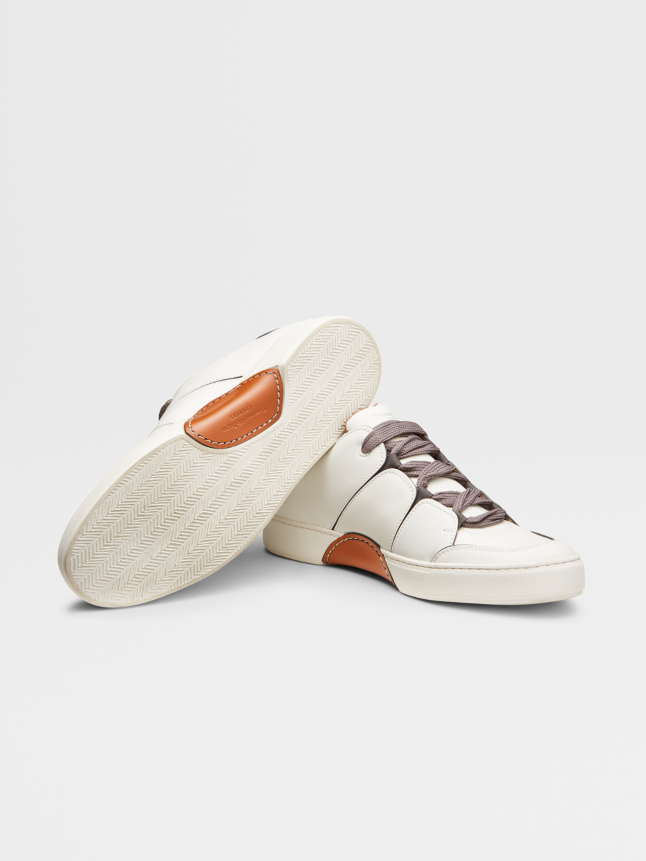 Off White Smooth Leather Tiziano