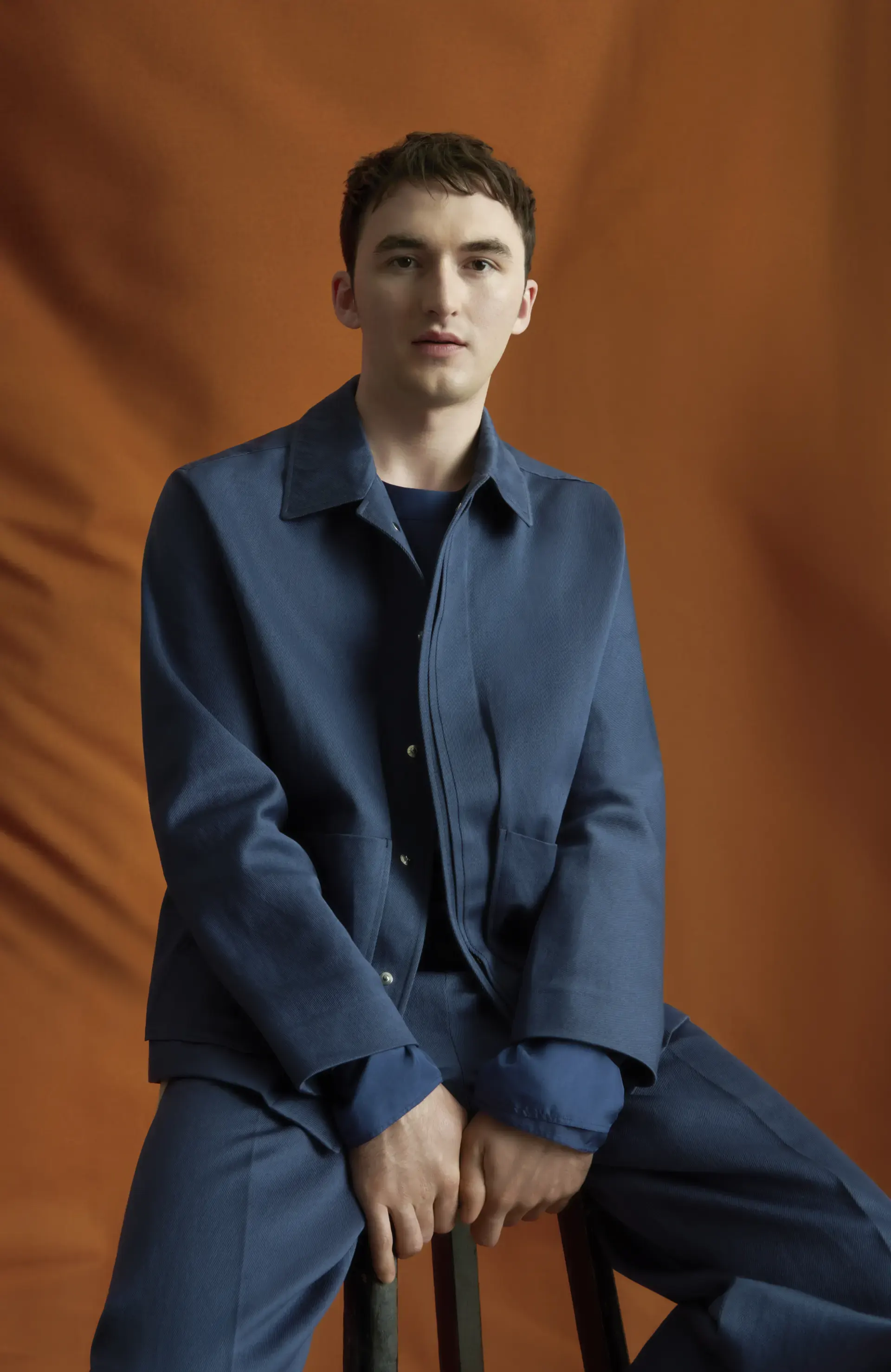Isaac Hempstead Wright wearing Zegna collection - 232 campaign