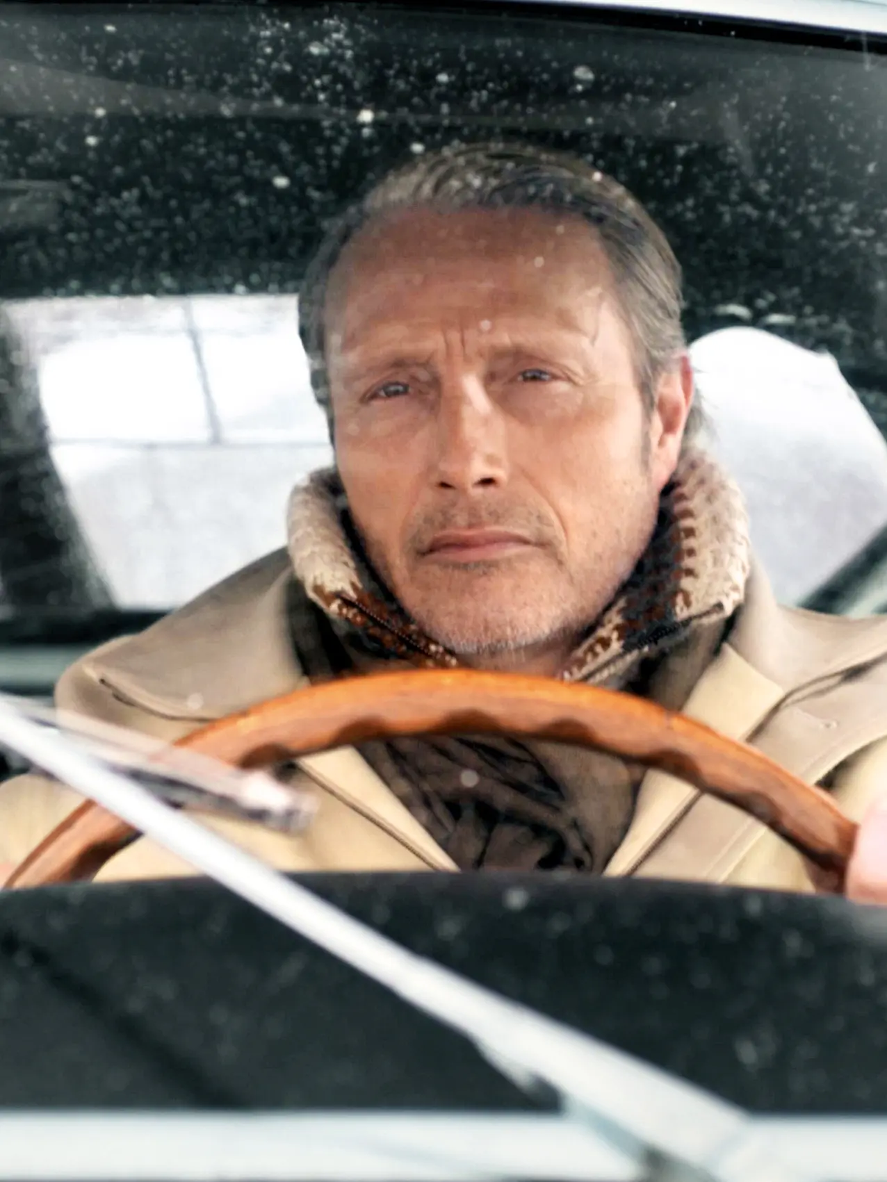 Mads Mikkelsen wearing elevated knitwear from the ZEGNA FW25 collection.