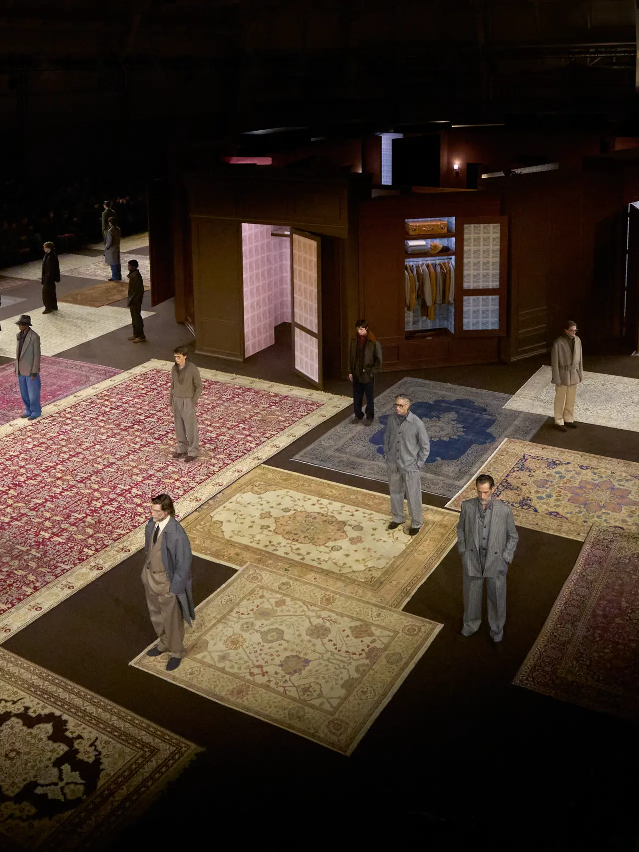 ZEGNA 2026 冬季時裝秀上的模特走秀