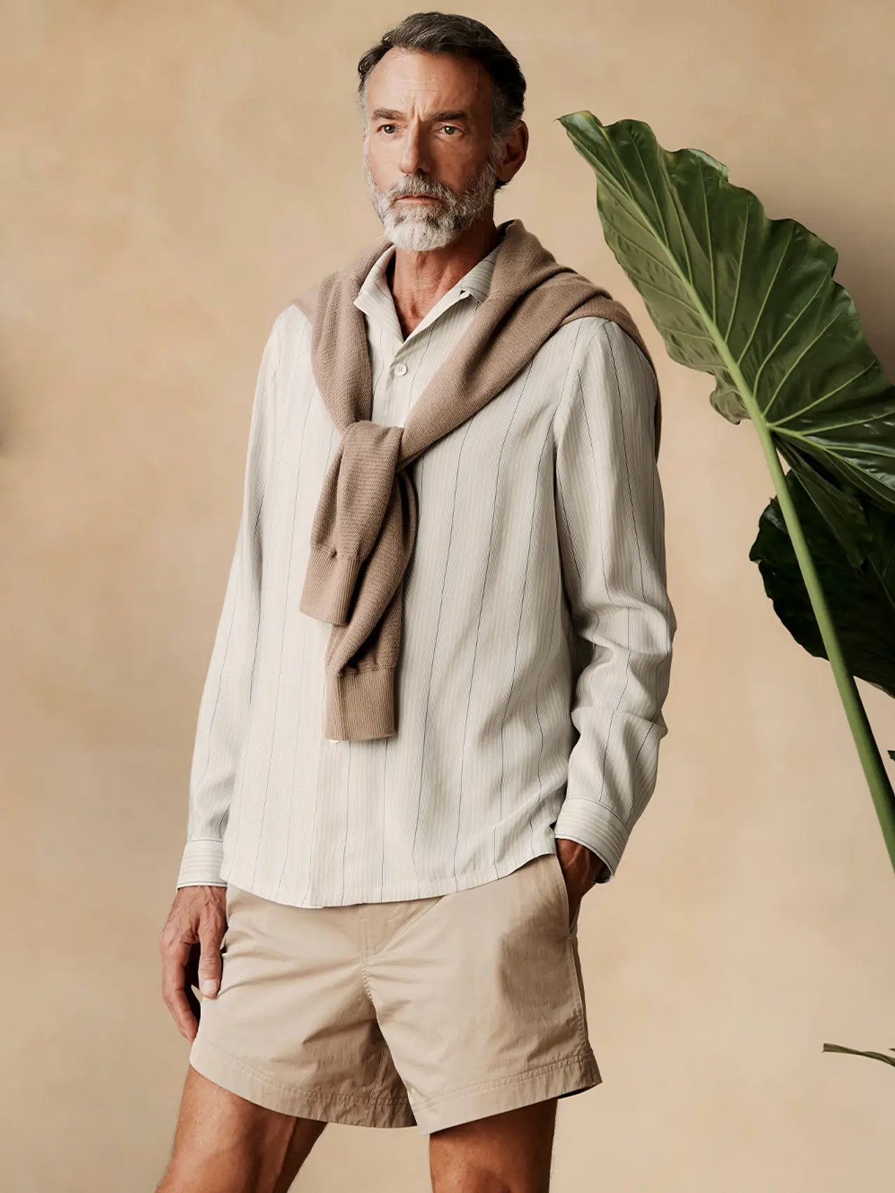 Man wearing a refined summer look from the ZEGNA SS26 collection.