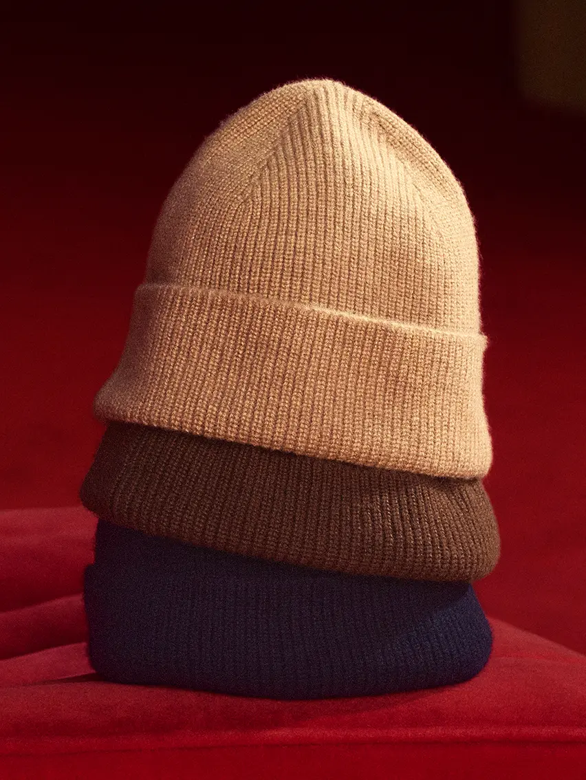 ZEGNA hats from the men’s Fall Winter 2025 collection.