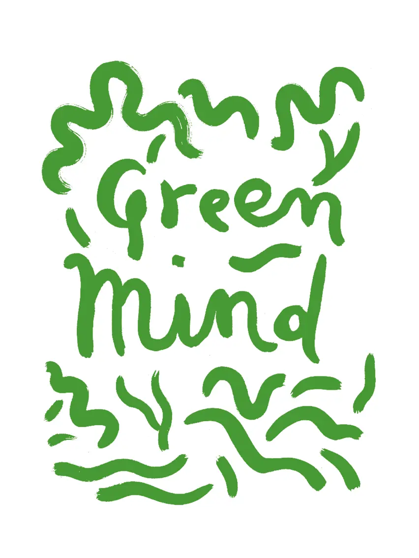 Text ‘Green Mind’.