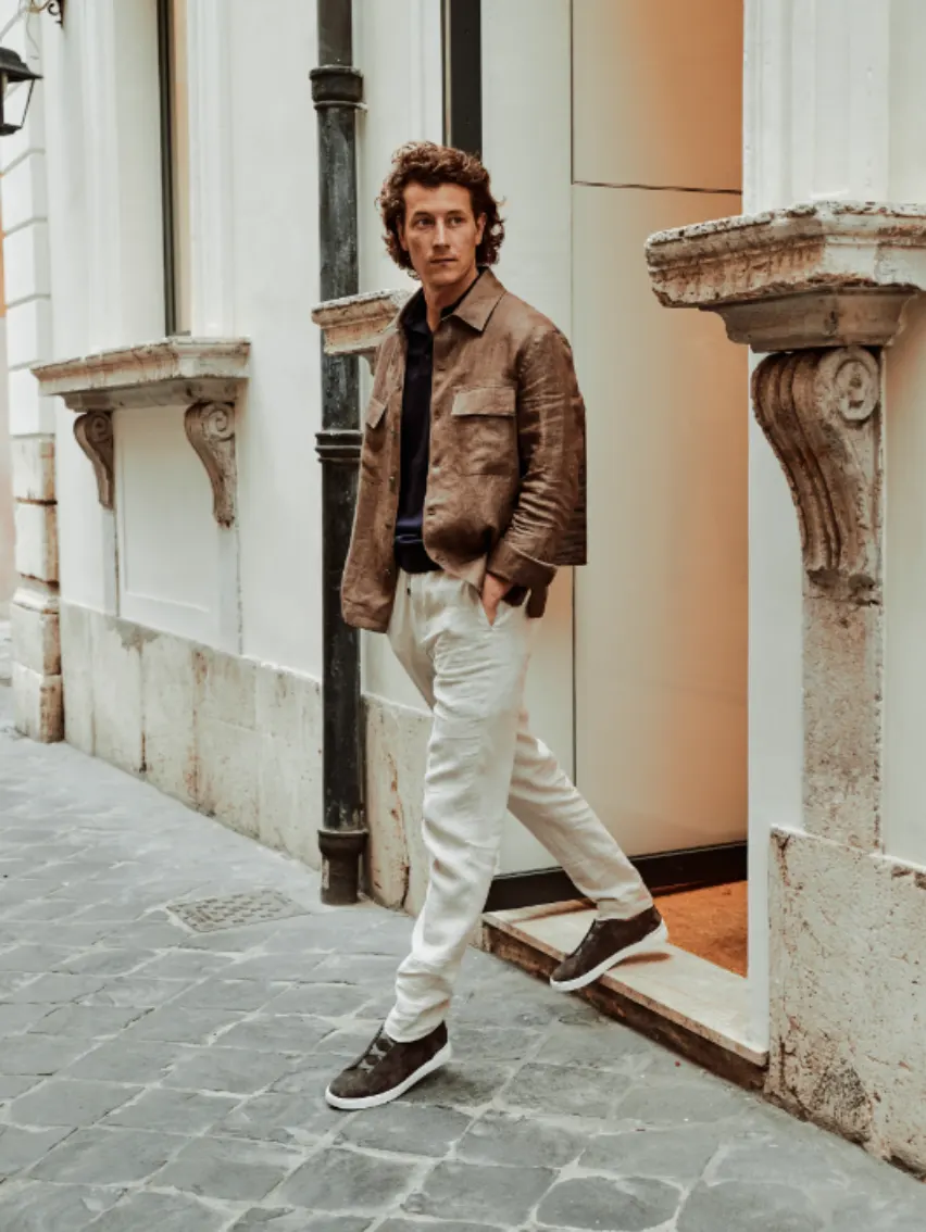 Pietro Pasolini 身着 Zegna Luxury Leisurewear