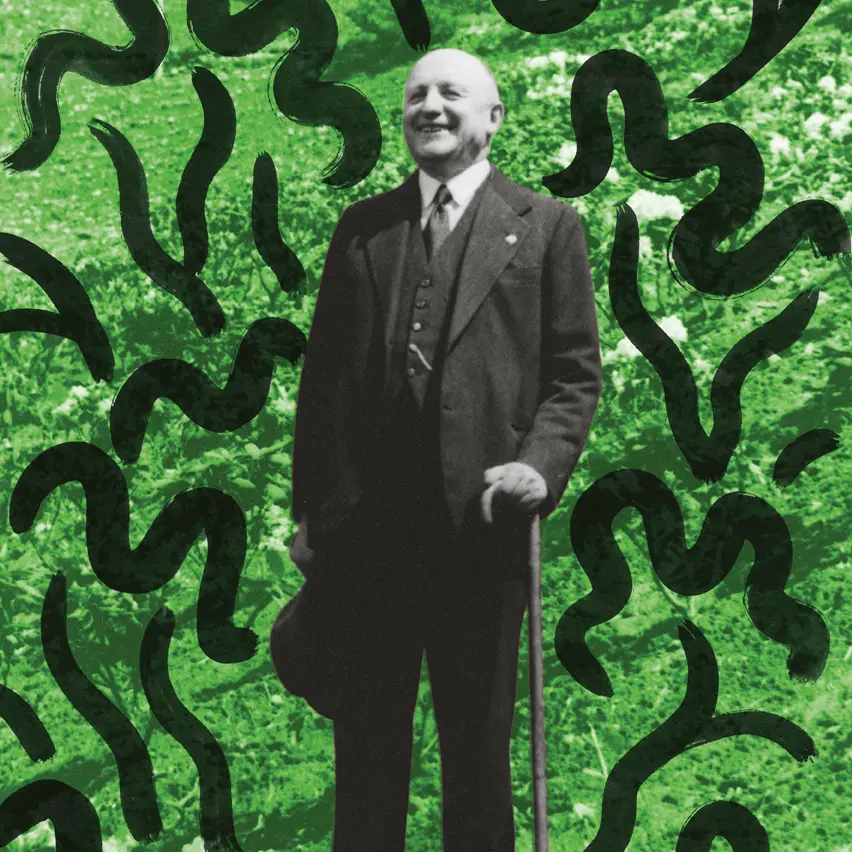 ZEGNA 品牌創辦人 Ermenegildo Zegna 的黑白影像。