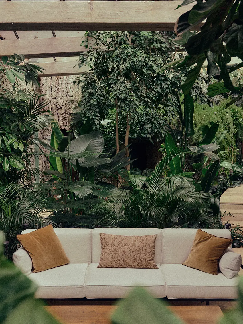 室內環境精緻典雅，充滿自然質感，氣氛寧靜，使人沉醉不已。