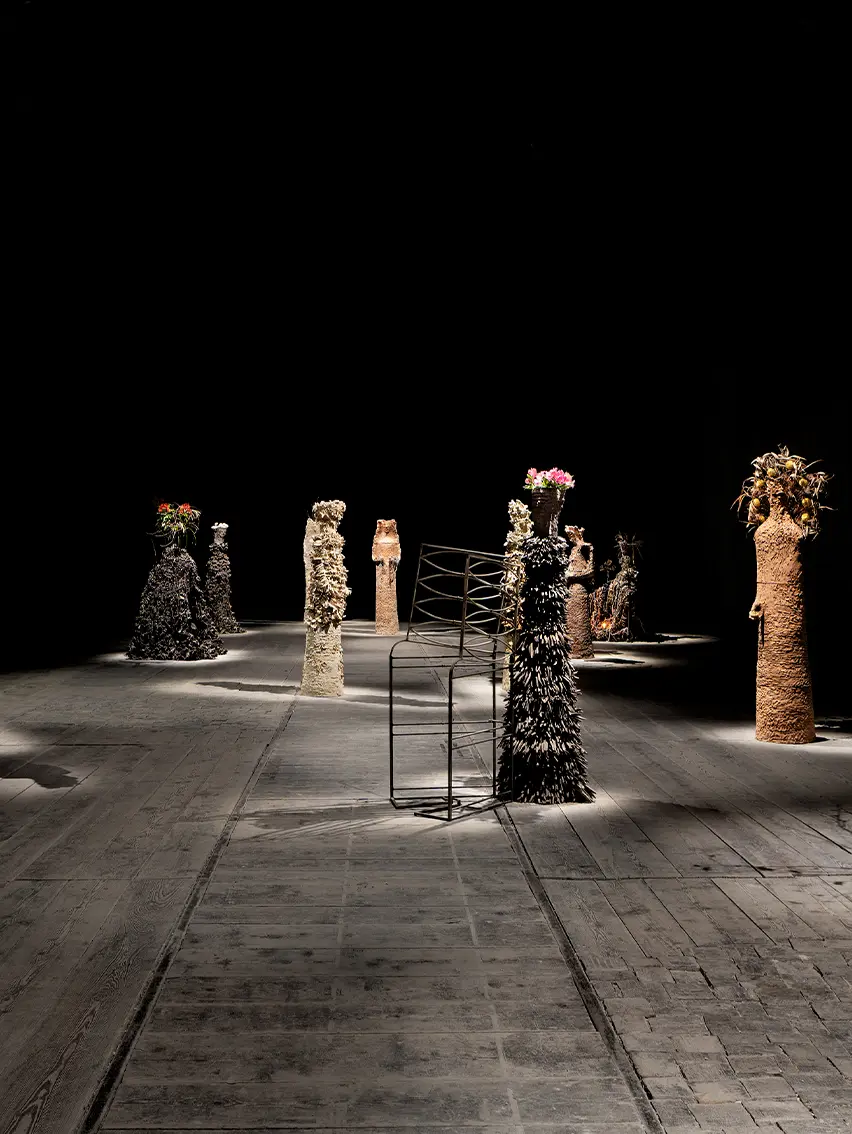 Artwork at the Venice Biennale by C.Canziani & C.Camoni for the Italian Pavilion, part of the 'Con Te Tutto' project.
