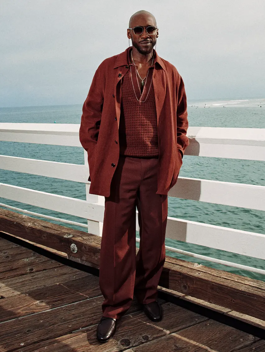Mahershala Alì at the ZEGNA Summer 2027 Fashion Show.