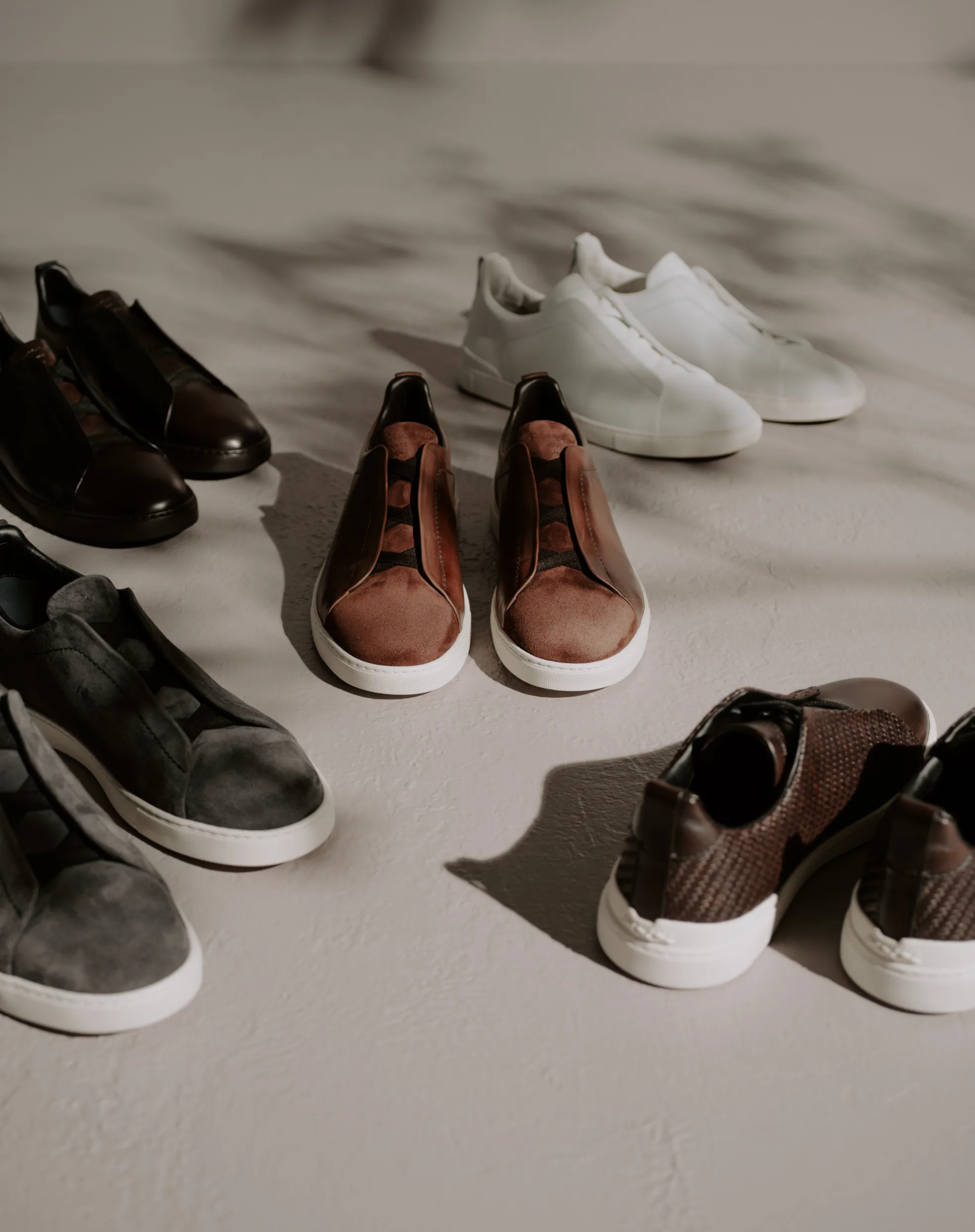 Custom triple stitch sneakers for men | My Zegna