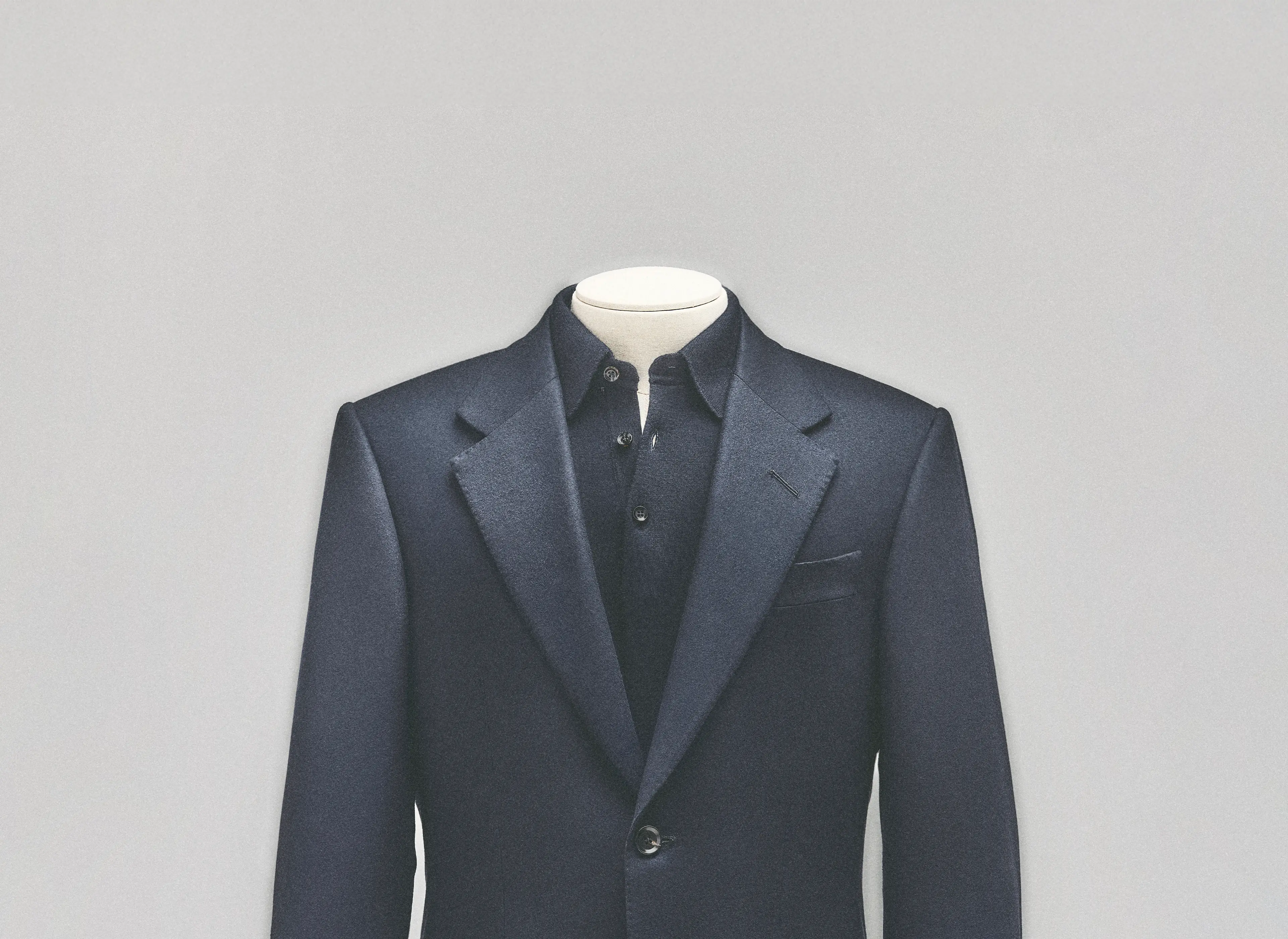 ZEGNA Torino style men's jacket on mannequin.
