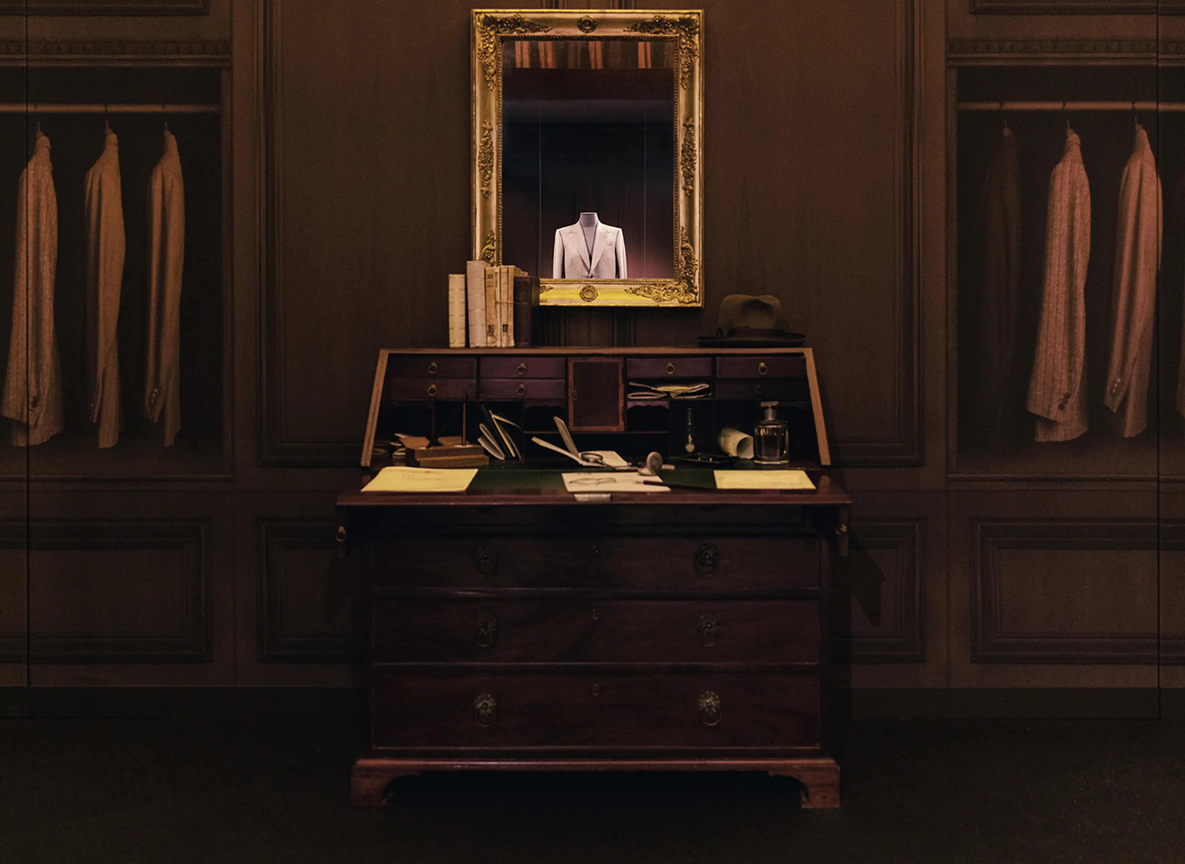 Scenography of the ZEGNA Winter Fashion Show 2026.