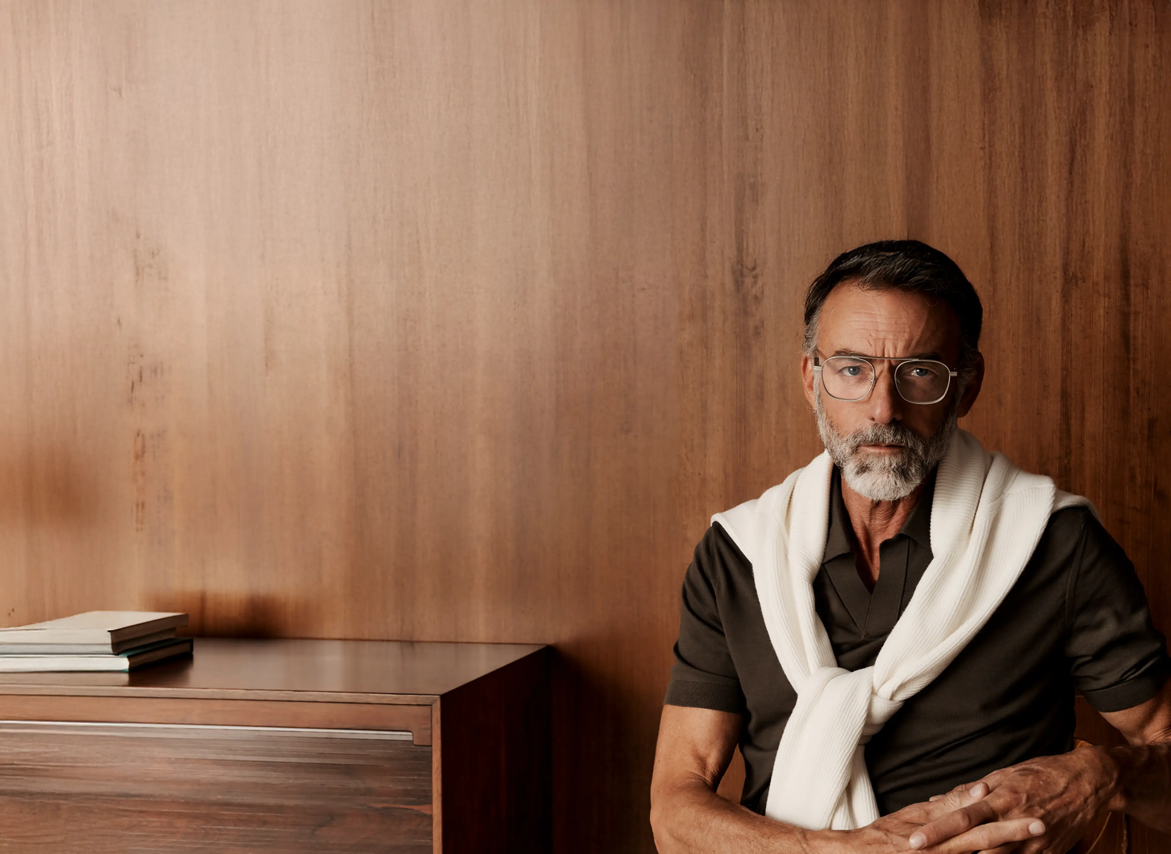 Man in a casual luxury outfit from the ZEGNA Spring/Summer 2026 collection.