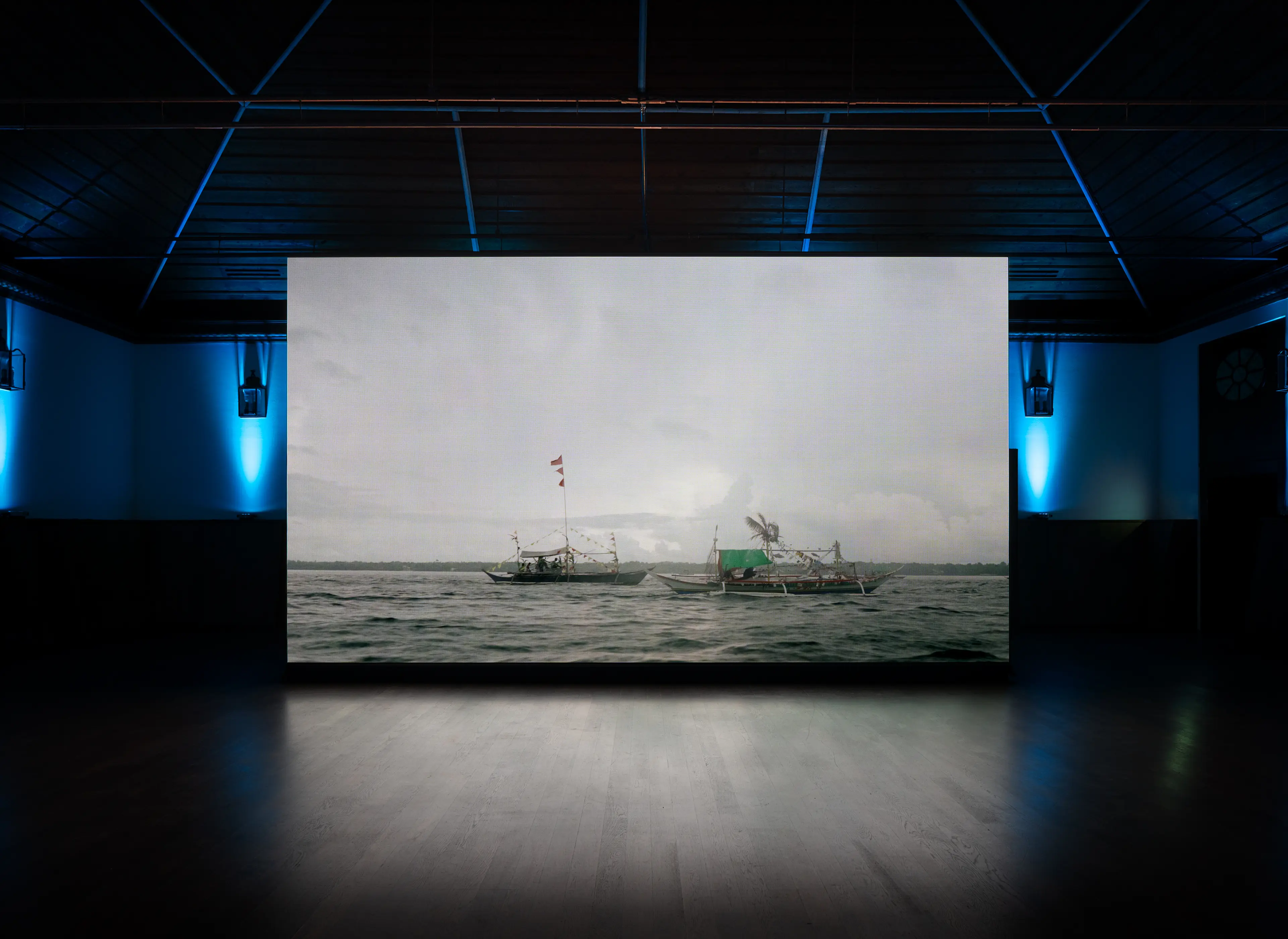 Martha Atienza’s installation The Seabed as Forest exhibited at Art Basel.