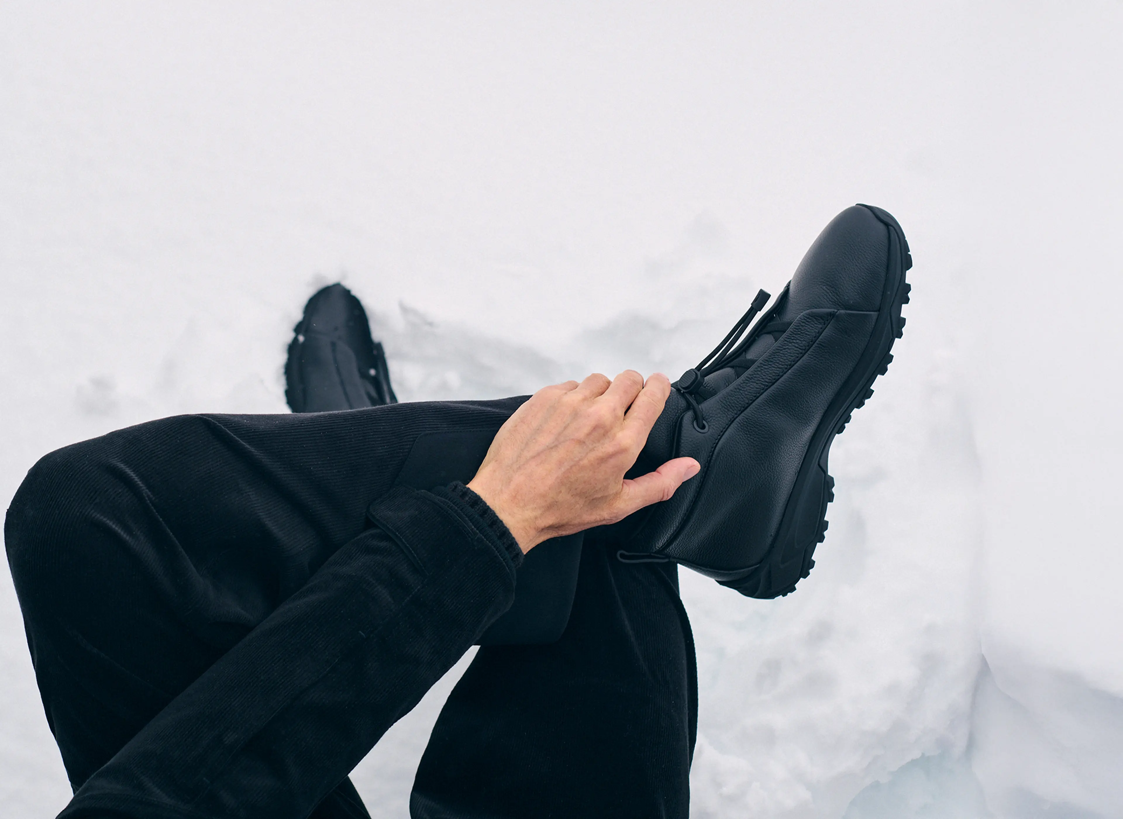 ZEGNA（杰尼亚）Vetta 靴子 FW25 系列特写。