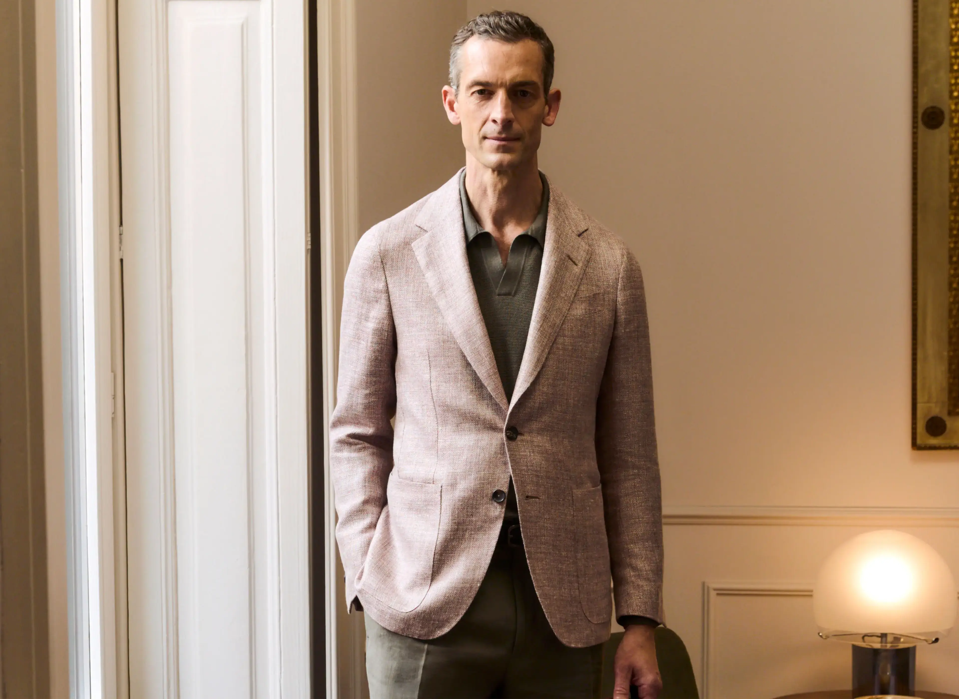 Man wearing a refined casual look from the ZEGNA SS26 collection.