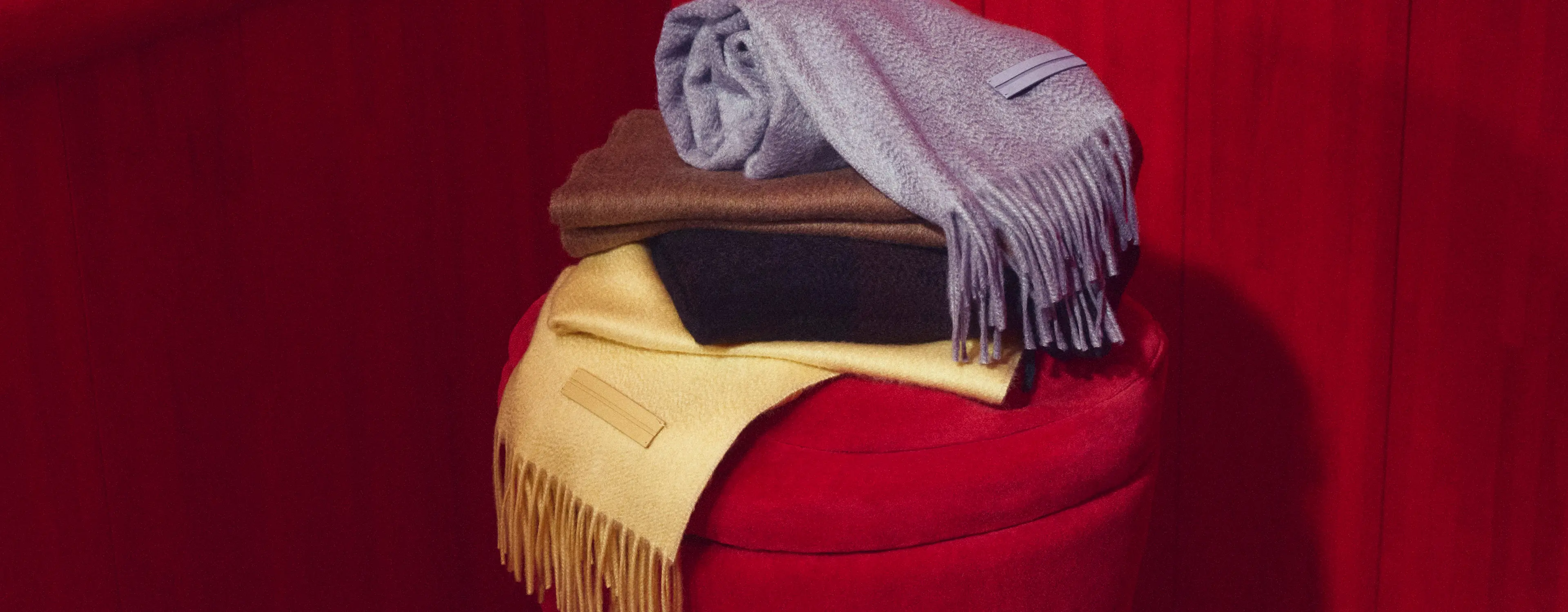 ZEGNA scarves crafted in fine wool, from the Fall Winter 2025 collection.