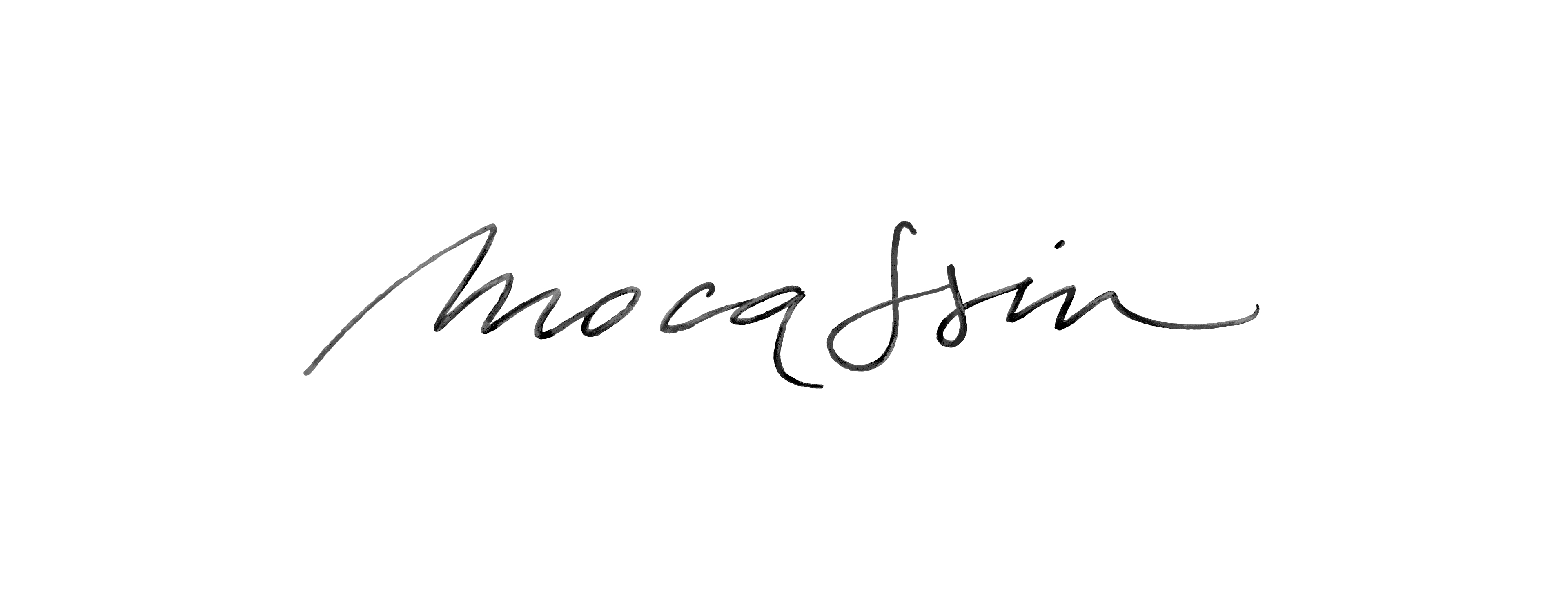 ZEGNA（杰尼亚）Mocassin 手写体标识。