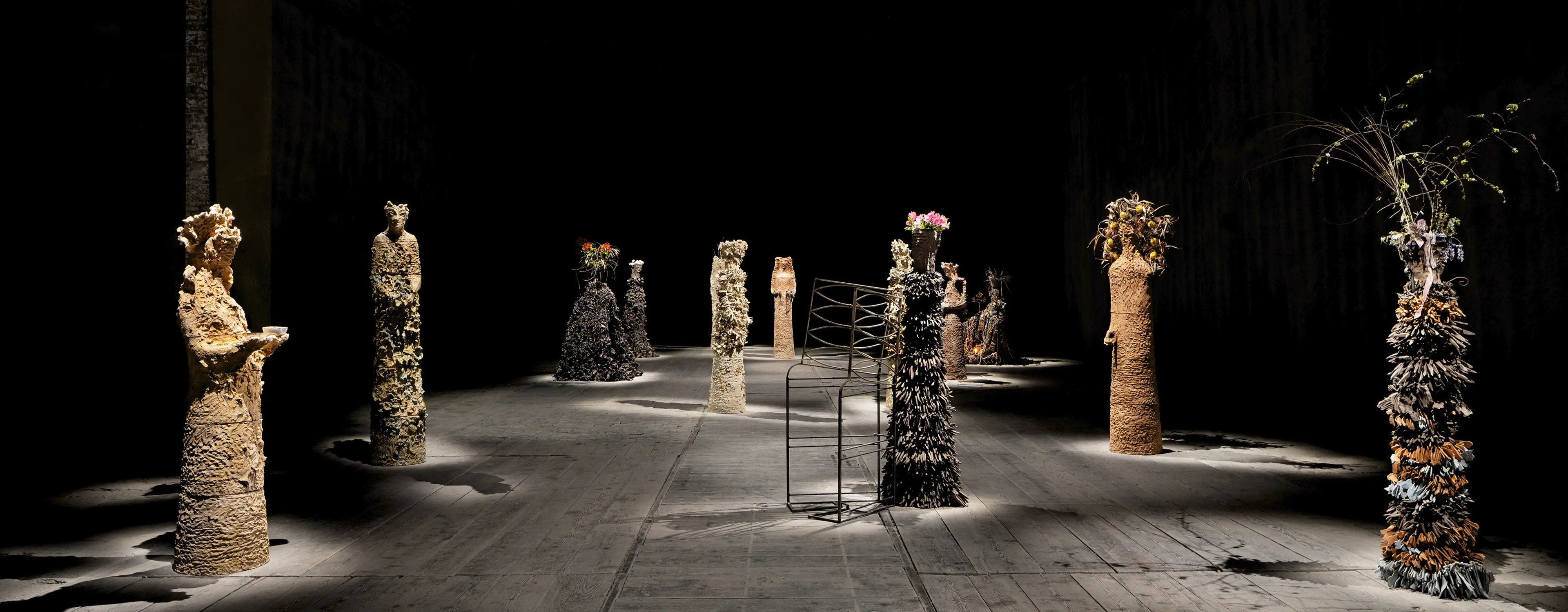 Artwork at the Venice Biennale by Cecilia Camonini for the Italian Pavilion, part of the “Con te con tutto” project.