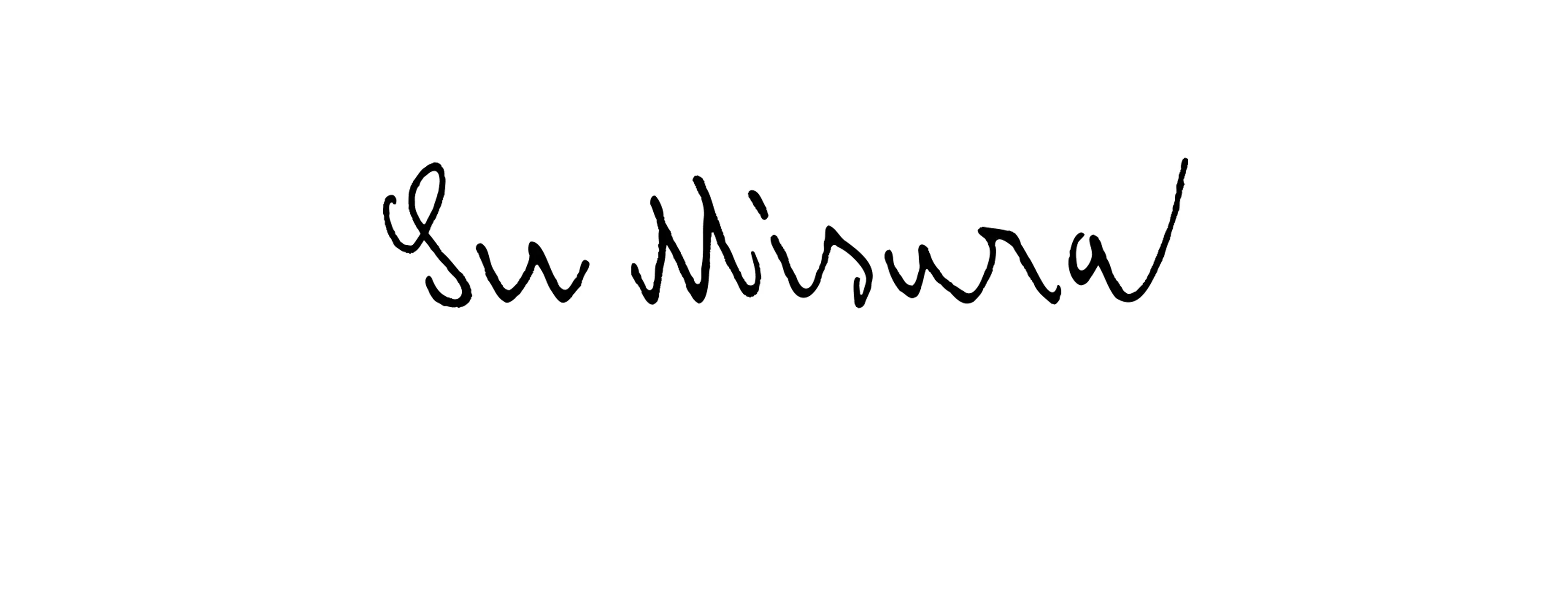 Su Misura Logo - handwriting