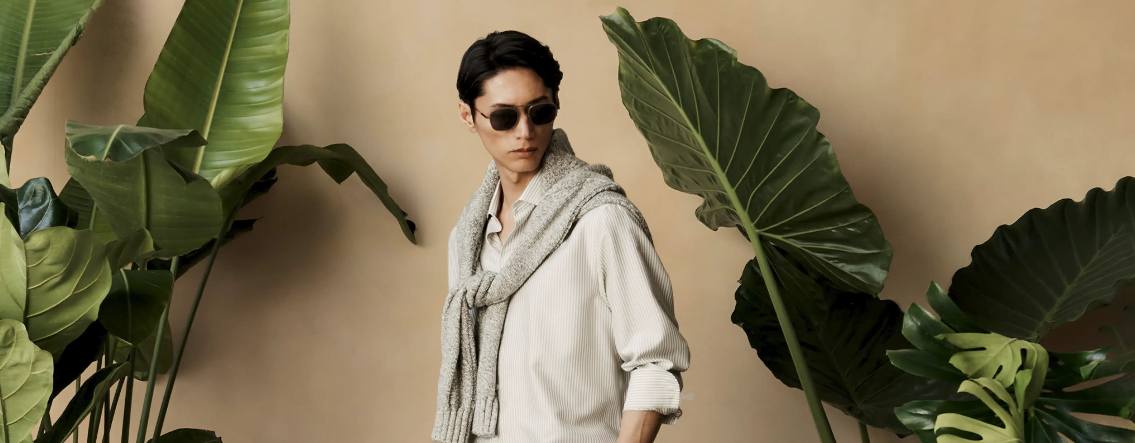 Man wearing a refined summer look from the ZEGNA SS26 collection.