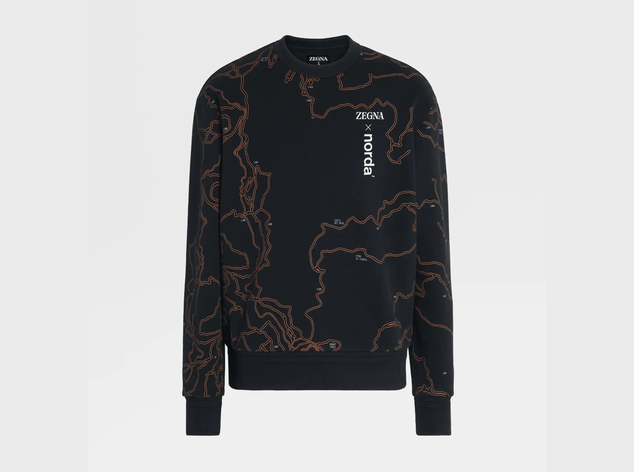 Details of Black #Usetheexisting™ Cotton Crewneck Sweatshirt