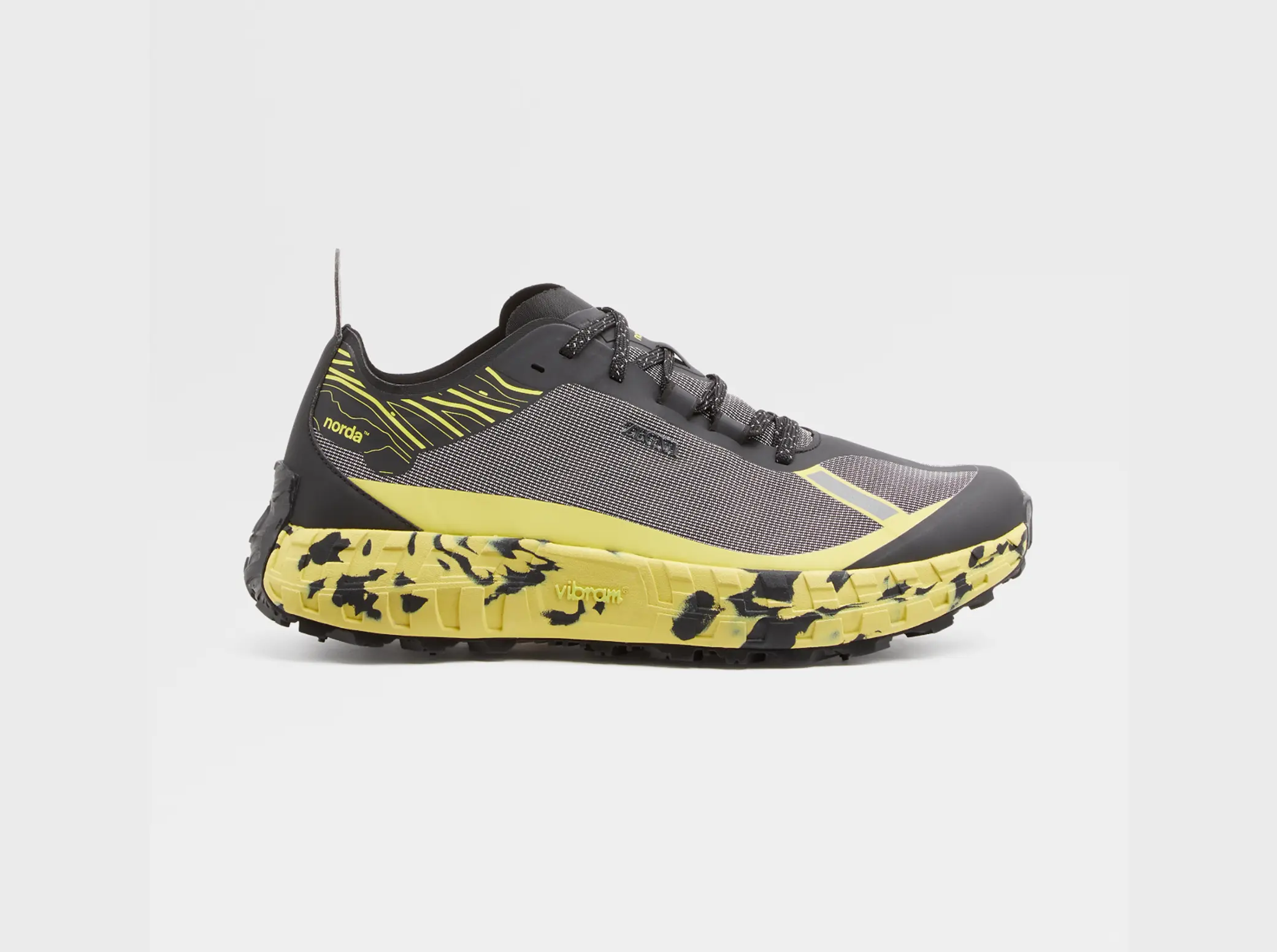 Details of Black Low Top Running Sneakers